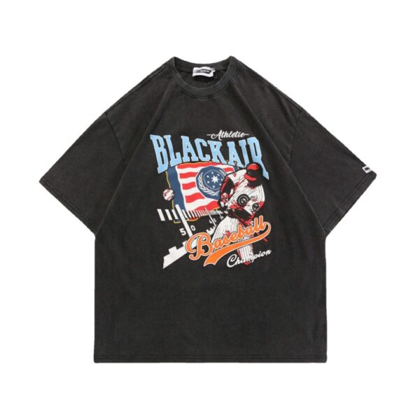 Baseball Vintage Loose T-Shirt - Image 5