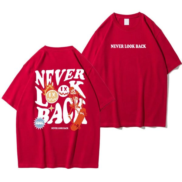 Cotton Round Neck Top T-shirt - Image 6