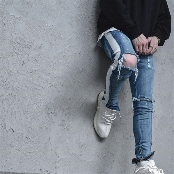 Men's ripped jeans - Image 4