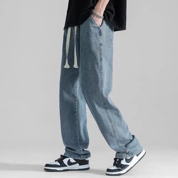 Men's Loose Drooping Jeans - Image 2
