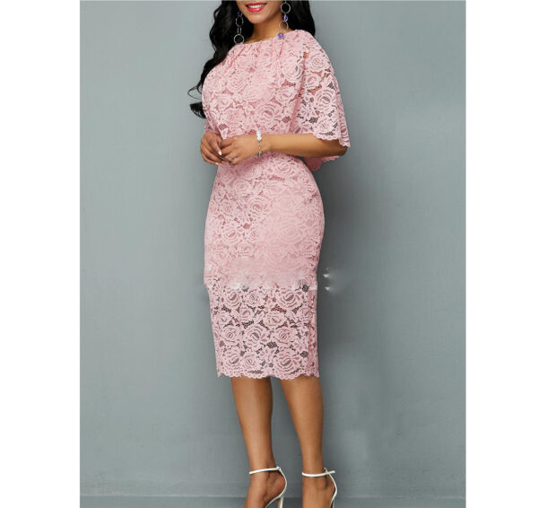 Plus Size African Lace Dresses - Image 4
