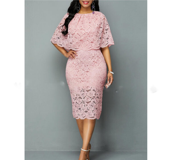 Plus Size African Lace Dresses - Image 6