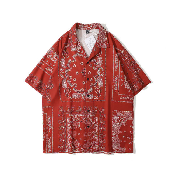 Hawaiian Cuban Collar Shirt - Image 6