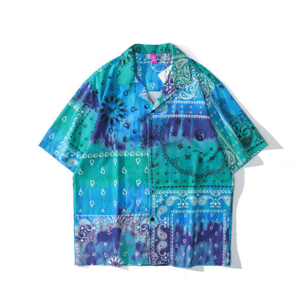 Hawaiian Cuban Collar Shirt - Image 10