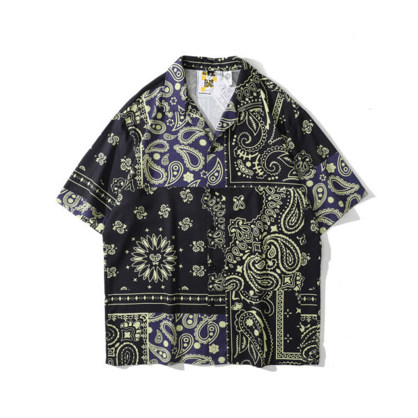 Hawaiian Cuban Collar Shirt - Image 2