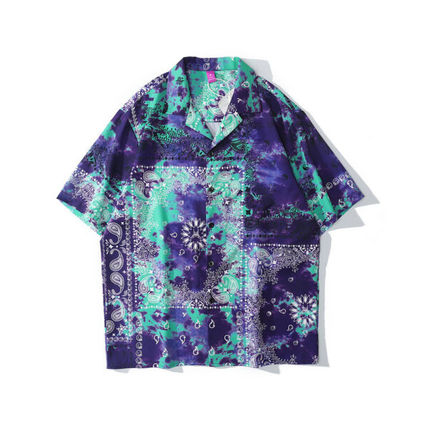 Hawaiian Cuban Collar Shirt - Image 4