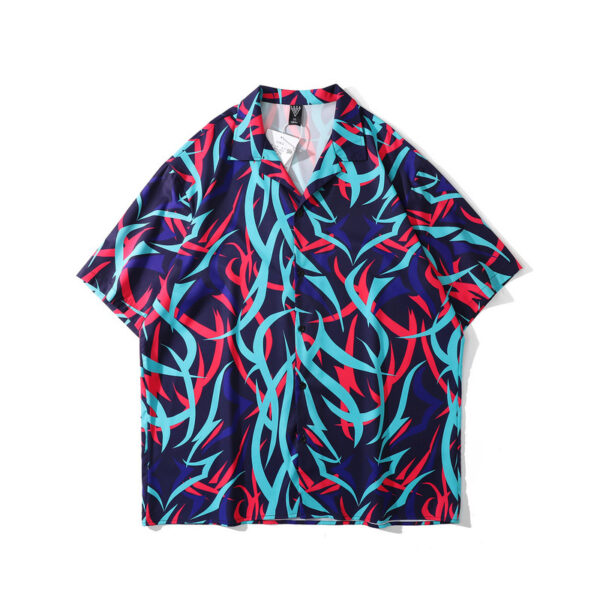 Hawaiian Cuban Collar Shirt - Image 3