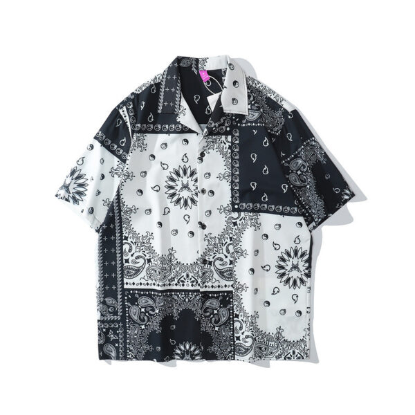 Hawaiian Cuban Collar Shirt - Image 5