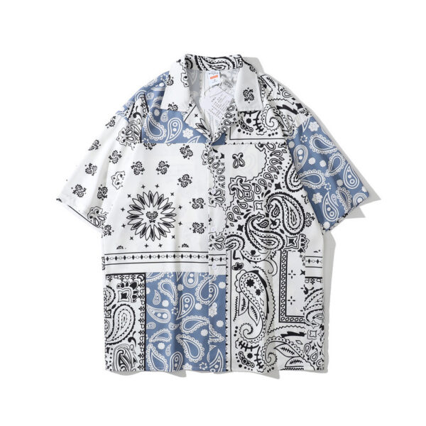Hawaiian Cuban Collar Shirt - Image 9
