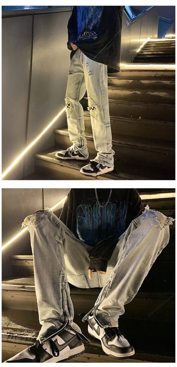 Trendy Ripped Jeans - Image 3