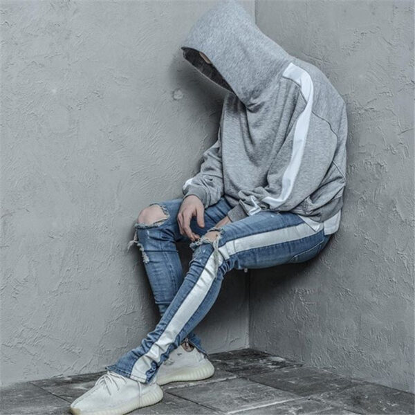 Men's ripped jeans - Image 2
