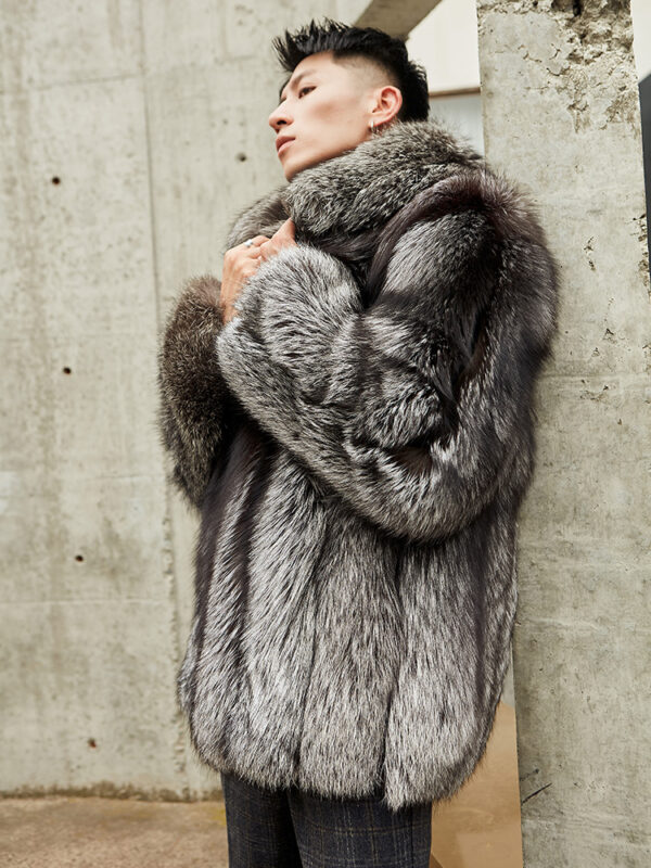 Men's Fur Winter Jacket - Image 5