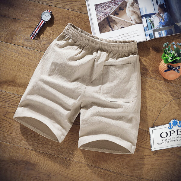 Cotton And Linen Shorts - Image 6