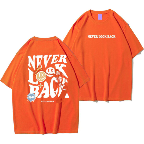 Cotton Round Neck Top T-shirt - Image 9