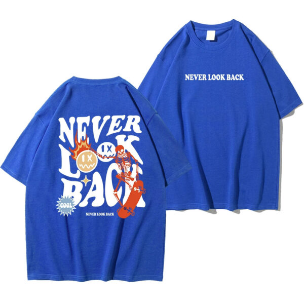 Cotton Round Neck Top T-shirt - Image 2