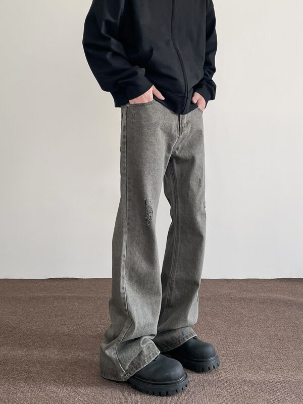 Retro Distressed Jeans - Image 2