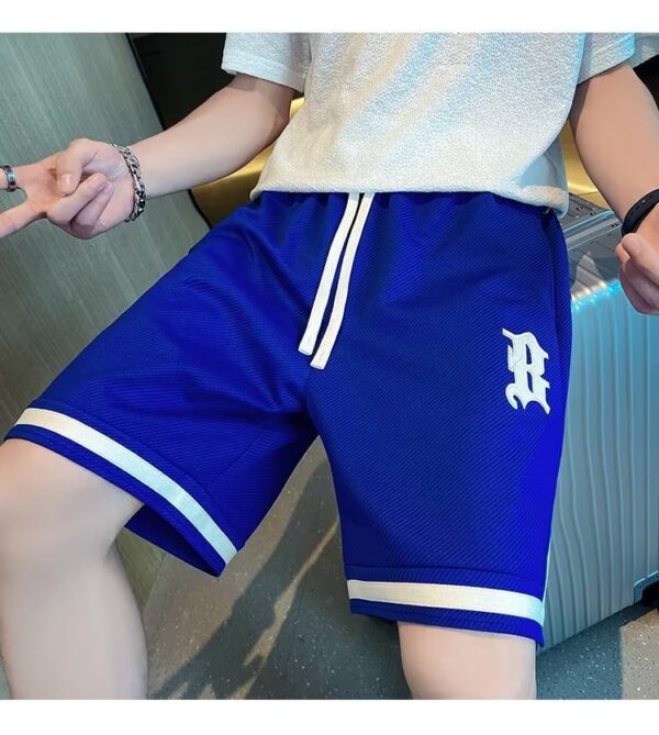 Straight Drawstring Wide Pants - Image 3