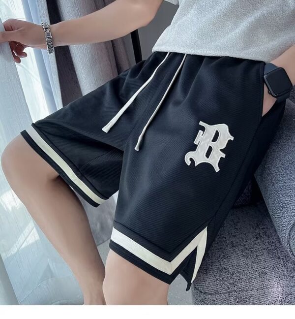 Straight Drawstring Wide Pants - Image 2