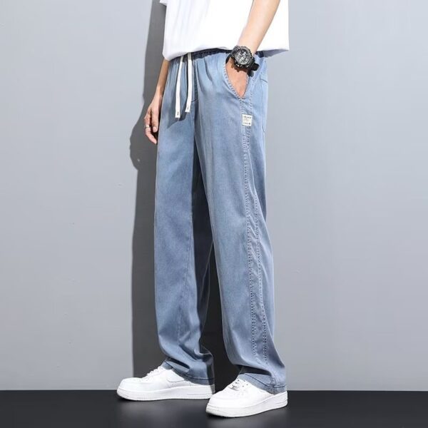 Straight Tube Wide Leg Pants - Image 6