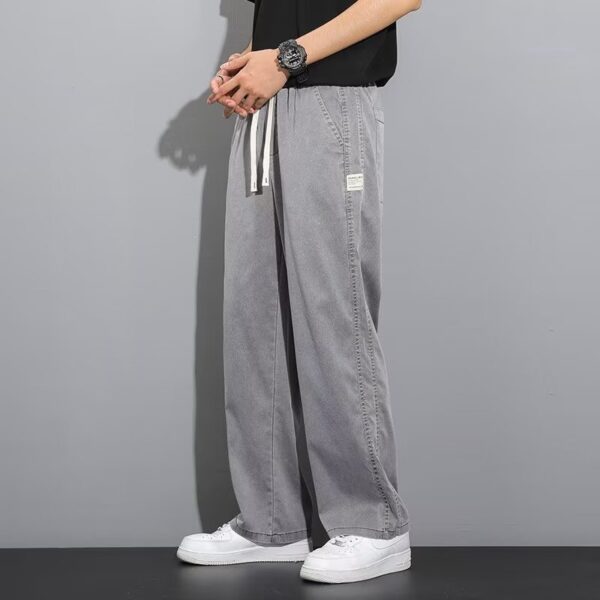 Straight Tube Wide Leg Pants - Image 4