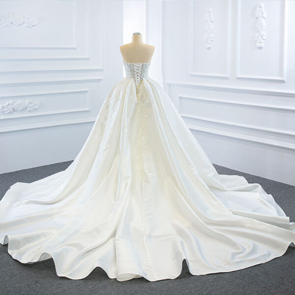 Two Fishtail Tail Tube Wedding Dress - Image 2
