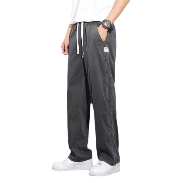 Straight Tube Wide Leg Pants - Image 3