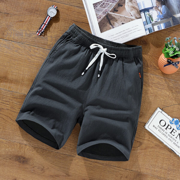 Cotton And Linen Shorts - Image 4