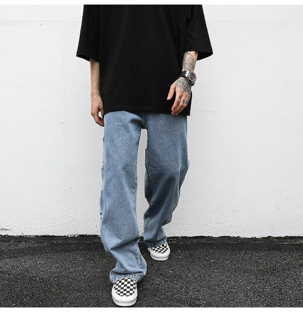 Straight loose jeans - Image 3