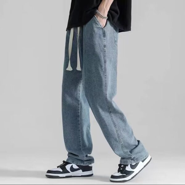 Men's Loose Drooping Jeans - Image 3