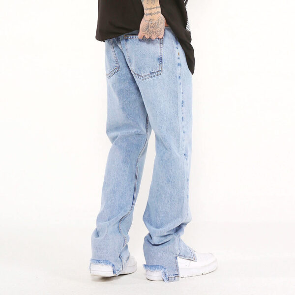 Raw Edge Jeans Men - Image 4