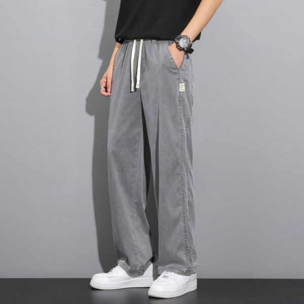 Straight Tube Wide Leg Pants - Image 2