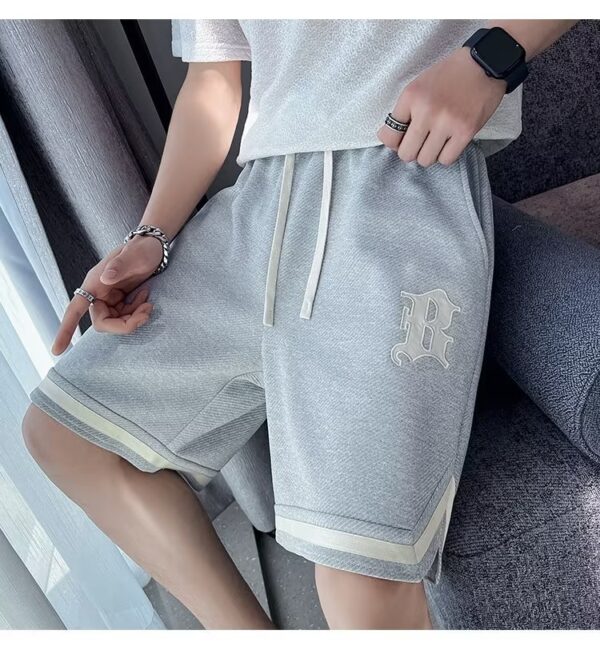 Straight Drawstring Wide Pants - Image 4