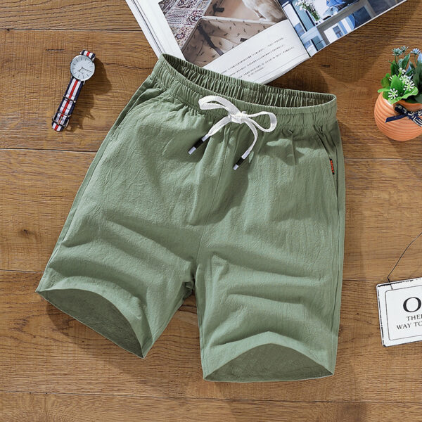 Cotton And Linen Shorts - Image 7
