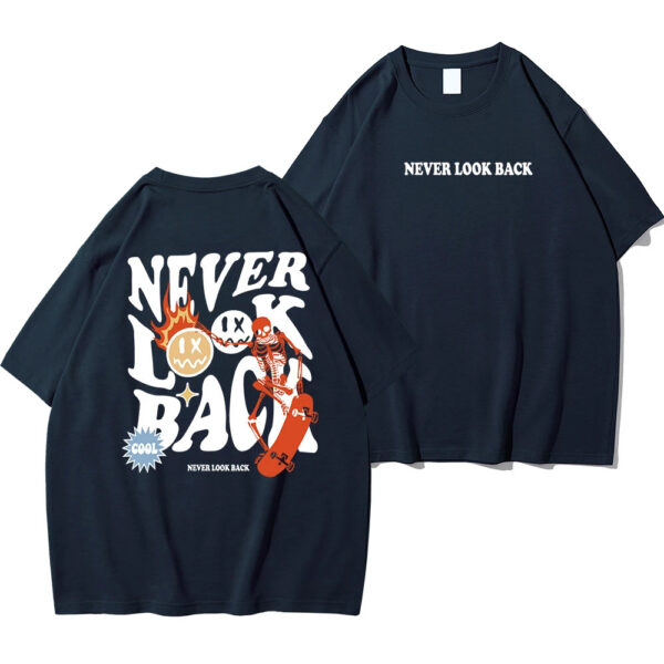 Cotton Round Neck Top T-shirt - Image 10