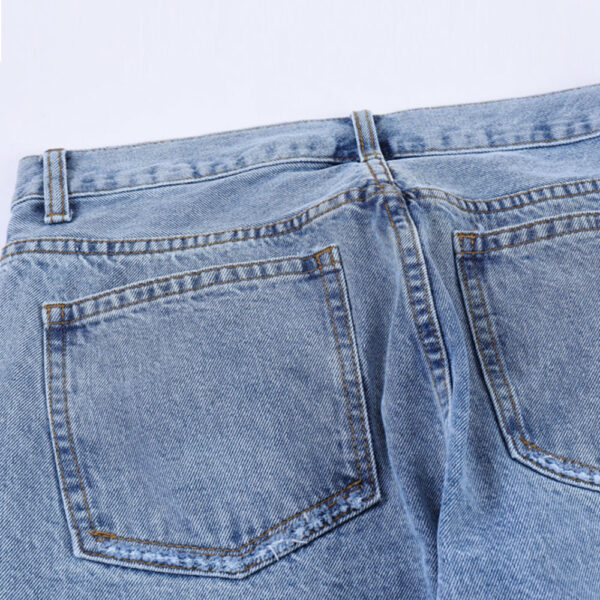 Raw Edge Jeans Men - Image 3