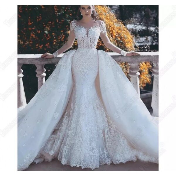 Africa Mermaid Wedding Dress - Image 3