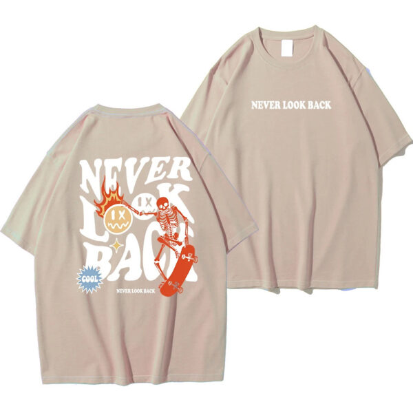 Cotton Round Neck Top T-shirt - Image 7