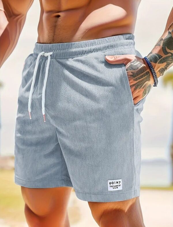 Lace-up Drawstring Shorts - Image 2