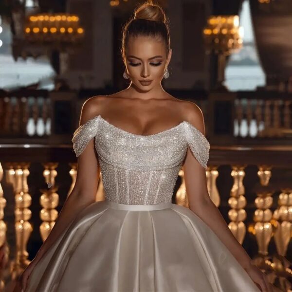 Shiny Bohemia Wedding Dress - Image 2