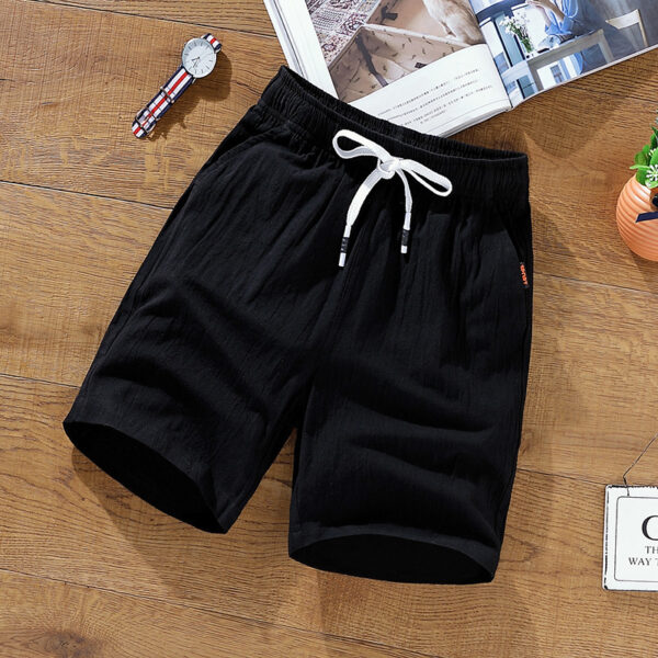 Cotton And Linen Shorts - Image 10