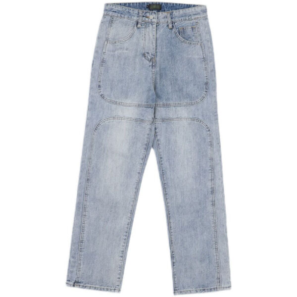 Unisex Tide Retro Wash Jeans - Image 2