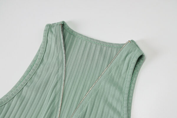 Stripe Knitted Mini Dress - Image 5